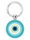 Thinkofme Keyring 3.6cm Charm Eye Turquoise-Yellow