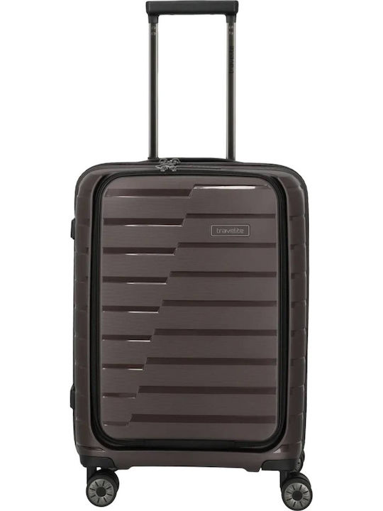 Travelite Βαλίτσα Ταξιδίου Καμπίνας Σκληρή Καφέ...