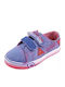 Kids Sneakers with Hoop & Loop Closure Light Blue