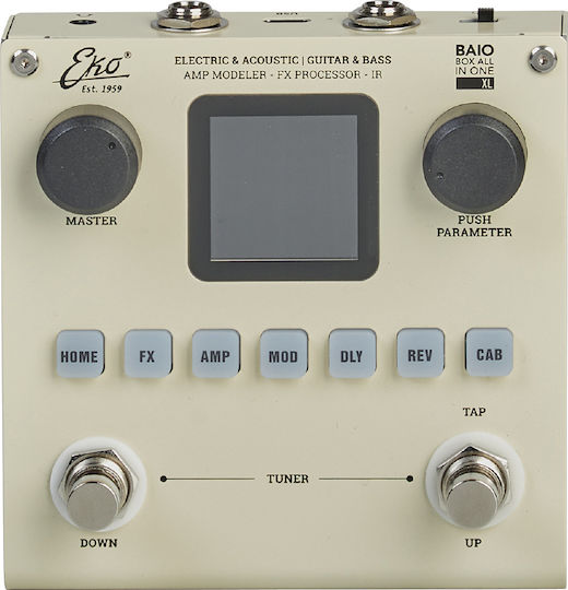 Eko Guitars Baio XL EKO00261 Multi-effects Effect Booster / Compressor / Modulation / Noise Gate Electric Guitar and Electric Bass