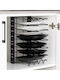Vilde Cabinet Dish Rack Metallic In Black Colour 21x47x38cm