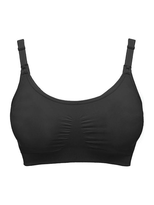 Medela Maternity & Nursing Bra with Clips Black