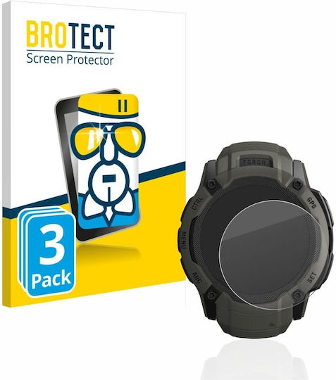 Brotect Airglass Displayschutzfolie für das Garmin Instinct 2X 3Stück