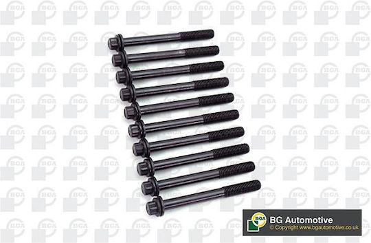 Cylinder Head Screw Set 10pcs Suzuki Baleno 95-2 Carry 99-06 G Vitara 98-5 Jimny 98- Swift 89-3 Vitara 90-99 Wagon-R/Subaru BK0137-10166