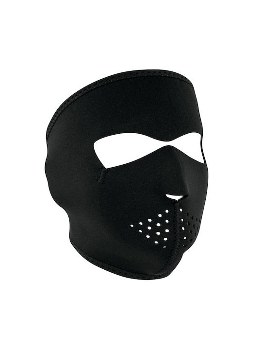 Zan Headgear Περιλαίμιο Αναβάτη Μοτοσυκλέτας Neoprene Μαύρο Χρώμα