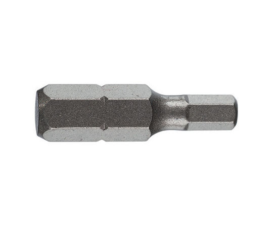 Bit Standard 1/4'' Din Iso 1173 Form C 6.3 Profil Hexagonal Hex Dim 2.5 L 25