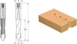 Cms Drill Through Holes Flattened Cylindrical Shank Adjustment Screw D8x27x57.5 Z2 Dr Cms Drill Through Holes Flattened Cylindrical Shank Adjustment Screw D8x27x57.5 Z2 Dr