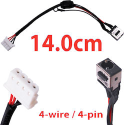 Βύσμα Τροφοδοσίας Dc Power Jack Socket Toshiba Satellite T110 T115 6017b0230601 Oem Κωδ.3710