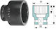 1'' Impact Socket Head 12 Points Short 35