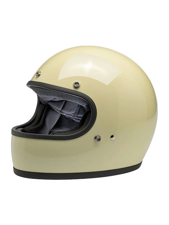 Biltwell Gringo Gloss Vintage White Κράνος Μηχα...