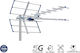 Edision Yagi YAGI-V13 Outdoor TV Antenna (Does Not Require Power) Blue