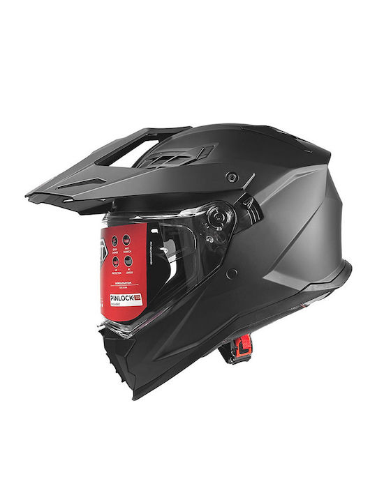 Pilot Atacama SV Black Matt Motorcycle Helmet F...