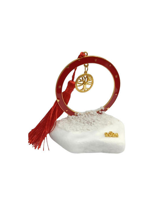 Kalliopi Silver Handmade Tabletop Lucky Charm Little Tree Gold made of Stone 2026 7x10cm 1pcs
