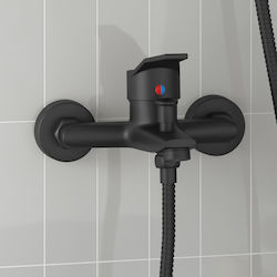 vidaXL Mischung Bade- / Duscharmatur Badewanne Schwarz