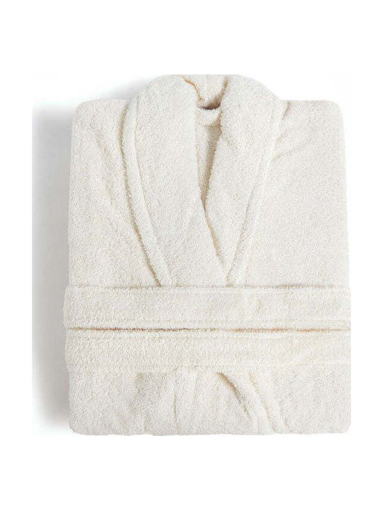 Fieldcrest Ultra Soft Μπουρνούζι με Γιακά Ivory...