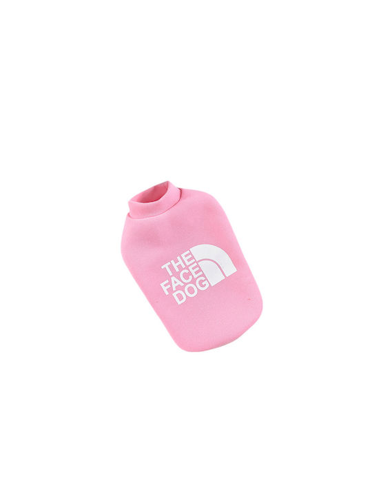 Denik Pets Sweatshirt Dog Face Sleeveless Pink ...