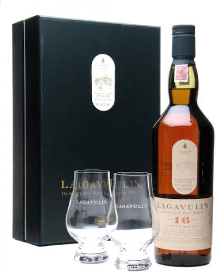 Lagavulin 16y Gift Box 2 Glasses 700ml