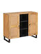 Bufet din Lemn Masiv & Metal Maro 40x33.5x110cm