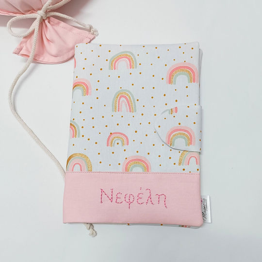 Personalized Child Health Book Cover Lilac Floral