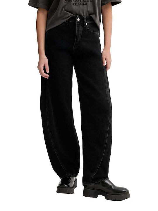 Damenjeans Mittelhohe Taille Black