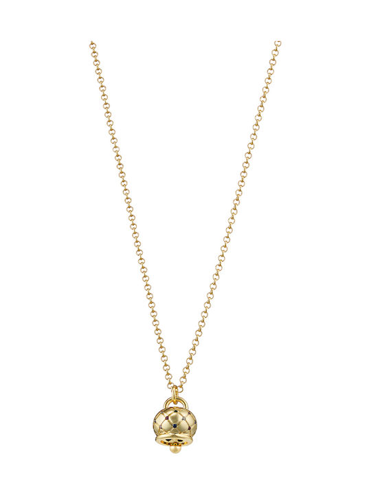 Oxette Necklace Talisman Gold Plated with Zircon
