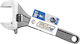 Chrome Adjustable Wrench Increased Opening Dim 211 Opening 39 Mm