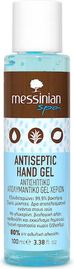 Messinian Spa Desinfektionsmittel Gel für Hände 100ml Zitrone