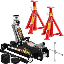 Hydraulic Jack Kit 2.5t + Car Stands 3t + Telescopic Wrench Verke V80091+ta1073 Hydraulic Jack Kit 2.5t + Car Stands 3t + Telescopic Wrench Verke V80091+ta1073