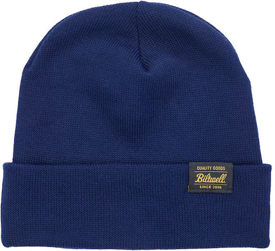 Beanie Unisex Σκούφος Πλεκτός σε Navy Μπλε χρώμα