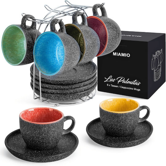 Miamio Σετ Φλιτζάνια Cappuccino 6τμχ