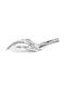 Tabletop Decor Skeleton Hand In Glove 10889 24x9.5x9.5cm Silver Aluminum