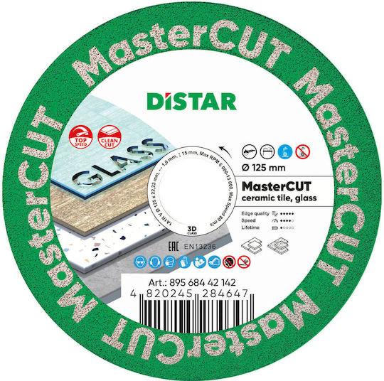 Distar Cutting Disc Construction Materials Hole Diameter 125mm 1pcs