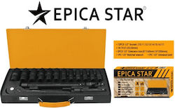 Epica Star EP-50116 Ratchet and Socket Set 17 Pieces Epica Star EP-50116 Ratchet and Socket Set 17 Pieces
