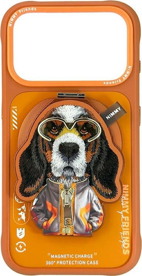 Nimmy Cool&cute 2.0 Back Cover Σιλικόνης Αδιάβροχο Πορτοκαλί (iPhone 17 Pro)