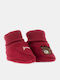 Guess Papuci pentru bebeluși Burgundy