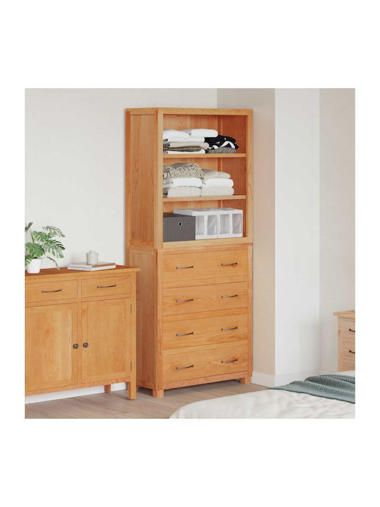 Kleiderschrank Büro Coffee 80x35x185cm