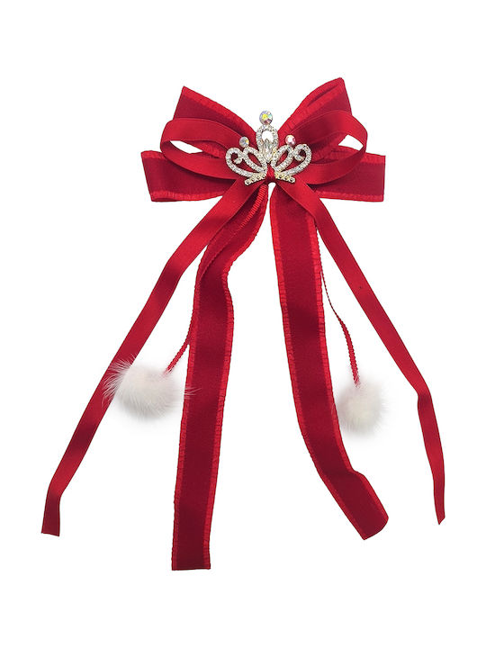 Gift-Me Clamă De Păr Pentru Copii Cu Fundiță Roșie