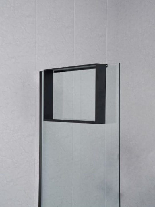 Gloria Salto Bathtub Shelf Metallic 60x40x8.5cm Black