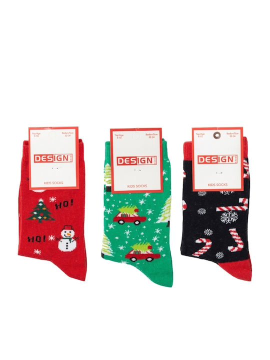 Design Socks Kids' Socks Colorful 3 Pairs