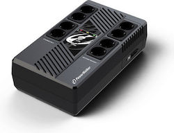Power Walker VI 1000 MS FR Mini UPS Line-Interactive 1000VA 600W with 8 Schuko AC Outlets