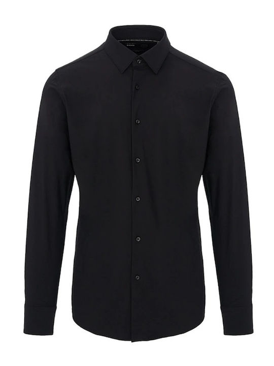 Boss Langärmlig Hemd Black
