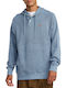 Sweatshirt with Hood Vintage Navy Heather