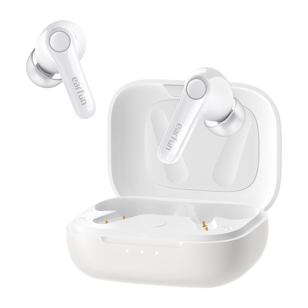 Earfun Air Pro 4 In-ear Bluetooth Handsfree Ακουστικά με Αντοχή στον Ιδρώτα και Θήκη Φόρτισης Λευκά (TW600GW)