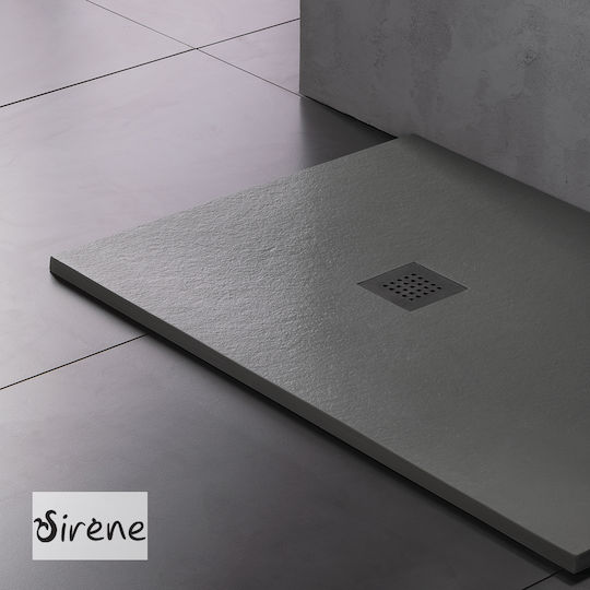 Sirene Ceramic Shower Gray 120x80x2.7cm