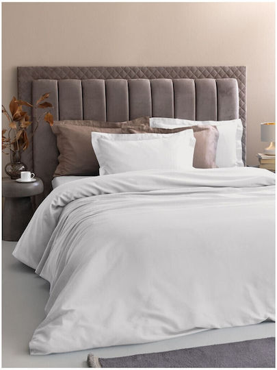 Palamaiki Posh Σετ Σεντόνια Υπέρδιπλα 240x270εκ. White (4τμχ)