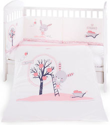Kikka Boo Σετ Κούνιας Bunny Pink 2τμχ