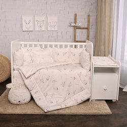 Lorelli Σετ Κούνιας Ranforce Beige 5τμχ