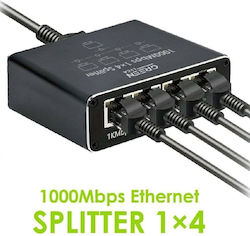 Green Lyca GL69694 Unmanaged L2 Switch with 4 Gigabit (1Gbps) Ethernet Ports Green Lyca GL69694 Unmanaged L2 Switch with 4 Gigabit (1Gbps) Ethernet Ports