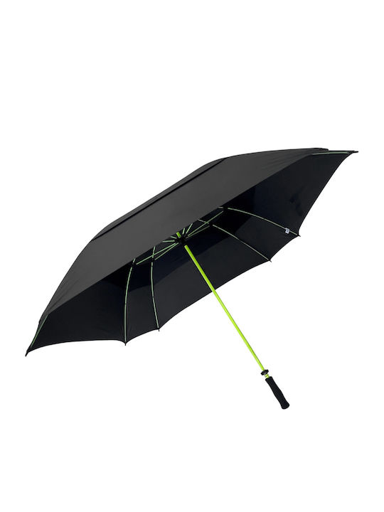 Trend Umbrella with Walking Stick Black
