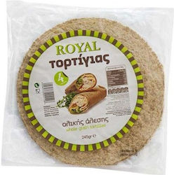 Royal Тортила От Пълнозърнесто Брашно 25см 245гр 4 Бройки